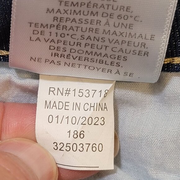 Joes Jeans Eden Relaxed Crop Straight Leg High Rise Raw Hem 26X30 - Picture 12 of 14